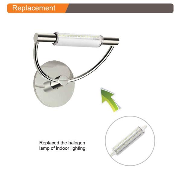 5W LED R7S light 78mm 360 degree mini J118mm R7S outdoor light Epistar SMD2835 replacement for traditional halogen lamp