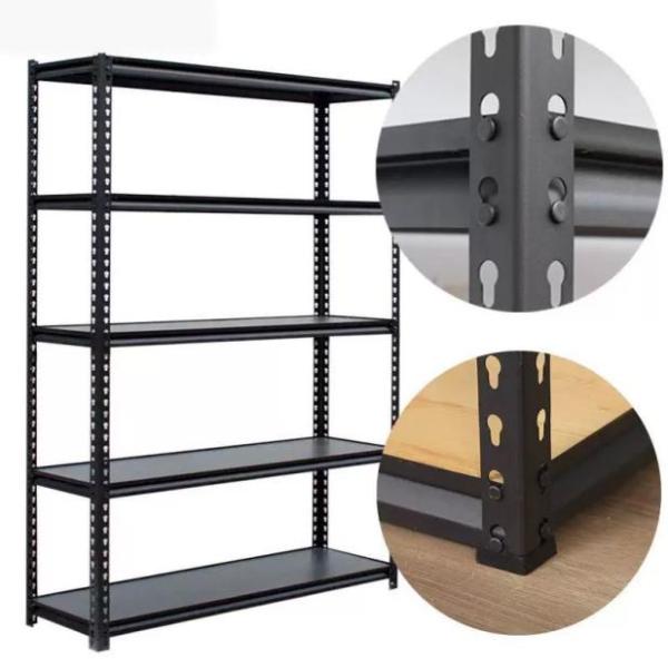 Light Duty Quick Assembly Boltless Rivet Shelving Adjustable For Flexible Light Storage