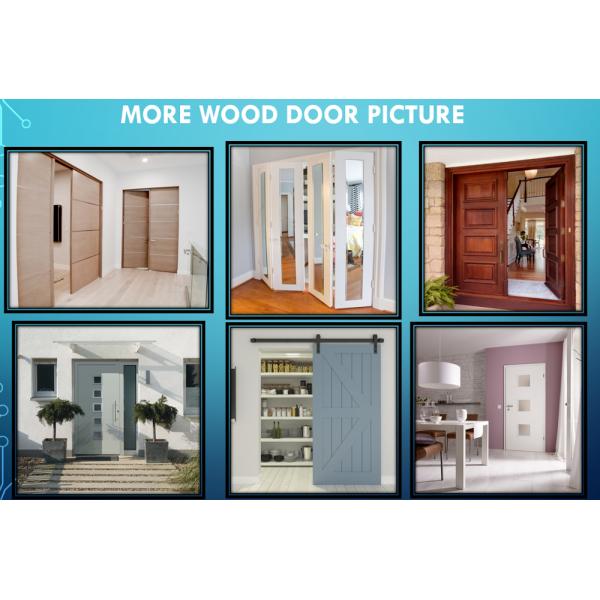 White Color Wood Composite Door Inner Frame Material Apartment Bedroom Application