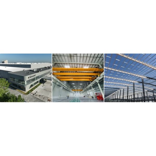 Assembled Prefabricated Steel Metal Structures Workshop Building Modular Custom
