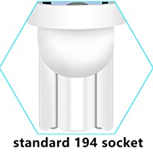 194 Automotive LED Light Bulbs 6500K Wedge T10 SMD 5050 Chips