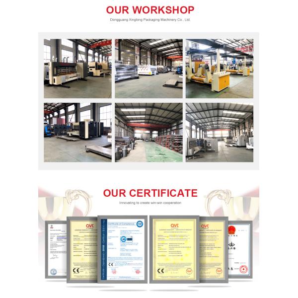 High Speed 4 Colors Printing Slotting Corrugated Carton Box Machine