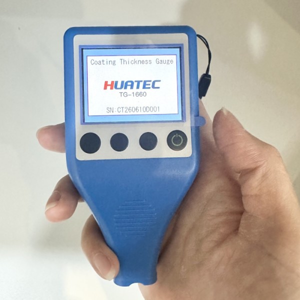 TG-1660 High Precision Waveform Coating Thickness Gauge Optional Color LCD Auto Shipbuilding Automotive Metal Coating Thickness Detector