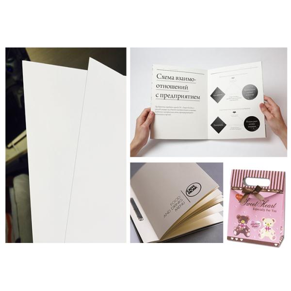100% Virgin Wood Pulp Glossy Printing Paper White Art Cardboard Eco Friendly