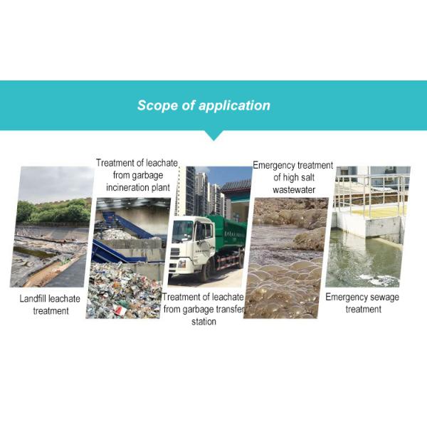 RO / DTRO Reverse Osmosis Concentrated Water Reduction Resource Utilization Treatment Of Oil Gas Shale Gas Coal Min