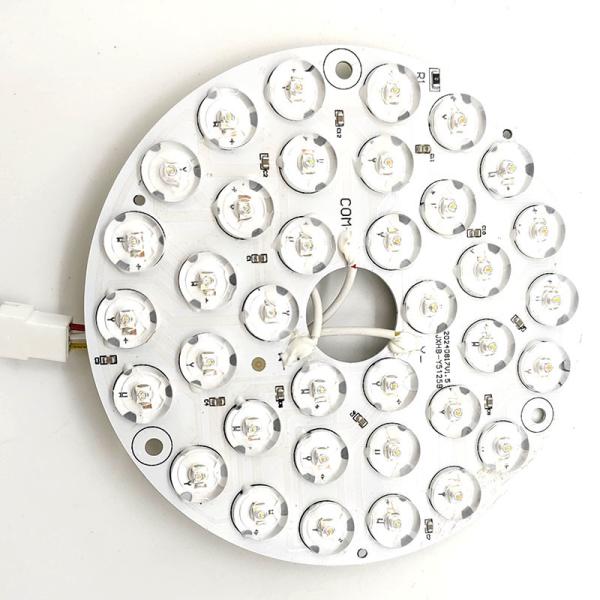 High Lumen 230V 15W 110MM 36V 3CCT Spare Part Ceiling Fan PCB Board Driver Less LED Modules Dimming And Color Adjustment