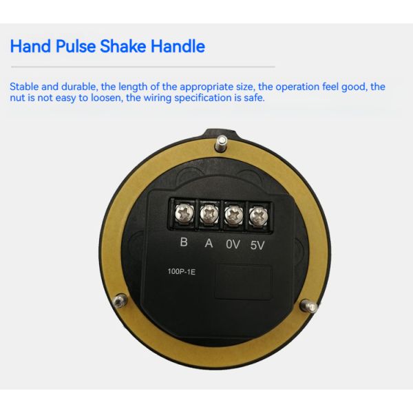 80mm Diameter CNC Handwheel 24V 100PPR Manual Pulse Generator MPG Pendant for Fanuc Mitsubishi Fagor GSK Systems