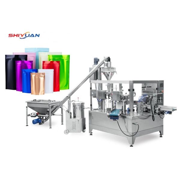 Quality Automatic Coffee Powder Packaging Machine , 5.5KW Doypack Packaging Machine for sale