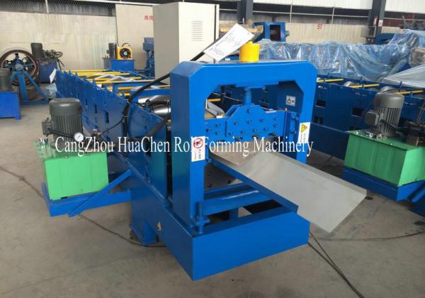 Quality 380V Industrial Ridge Cap Roll Forming Machine , Cap Making Machines for sale