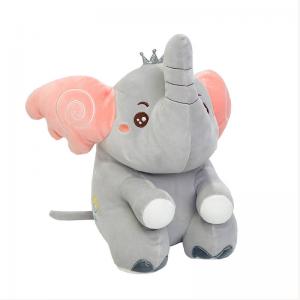 China Fast Rebound 25cm Cartoon Baby Elephant Plush Toy on sale