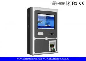 China 17 Inch Wall Mount Kiosk With Thermal Receipt Printer , PIN Pad And Card Reader on sale