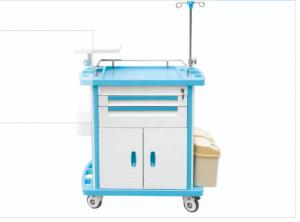 China Wear Resistant Two Drawer Lightweight Emergency Crash Cart on sale