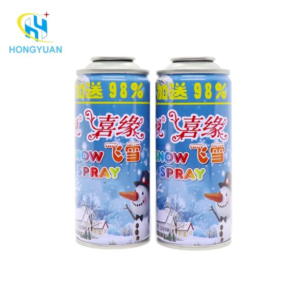 250ml Fake Snow Aerosol Can Christmas Snow Spray Customized
