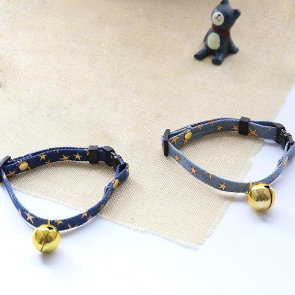 Small Size Nylon Cute Kitten Collars , Adjustable Breakaway Puppy Collars Neck