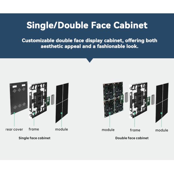 Commercial Flexible COB Outdoor Led Display Module Curved Video Wall For Stage Event