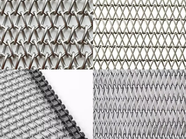 Pizza Oven 304 Stainless Steel Wire Mesh Conveyor Belt For Baking