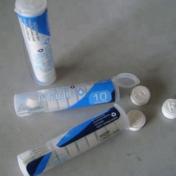 Disposable Compressed Magic Coin Napkin Tissue Towel