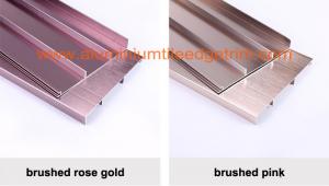 Buy cheap Anti Corrosion Brushed Aluminium Skirting Board For Curved Wall Decoration product