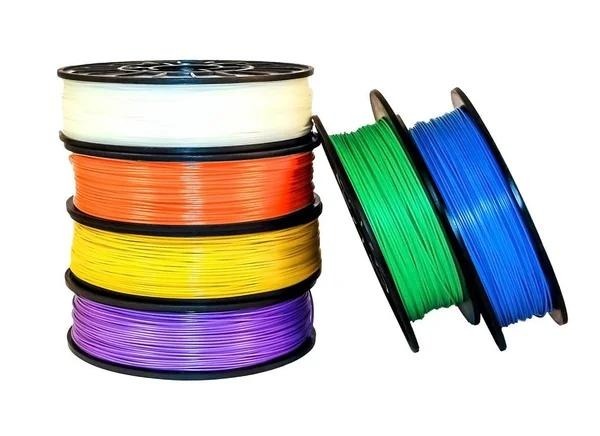 Basic Color PLA 3D Printer Filament 1.75mm Diameter 1kg Spool Smooth Surface Finish Material