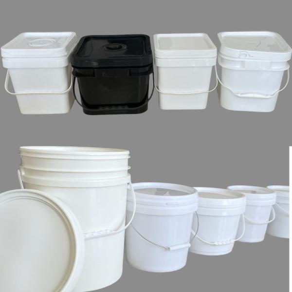 Customize Your Packaging with 2L Round Plastic Buckets and Tamper Evident Handle