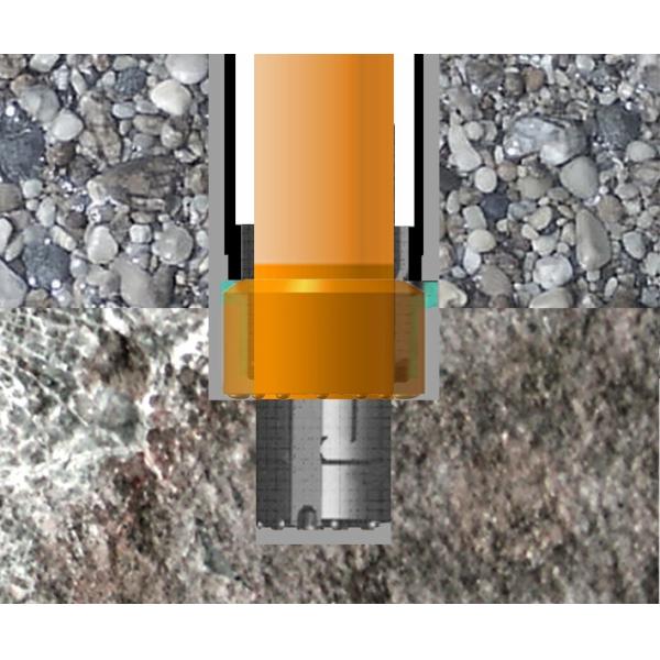 Overburden Drill Bit overburden drilling system 70mm - 400mm OD