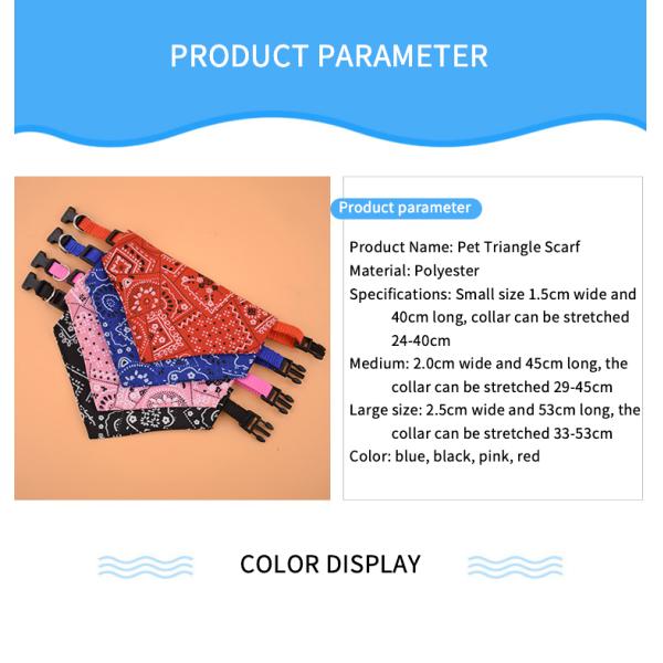 Double Layer Dog Neck Scarf Holiday Dog Bandanas Fashion Style