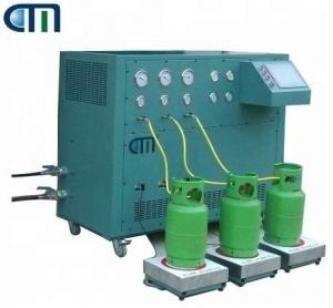 China Air conditioning refrigerant gas R134a R22 charging filling station machine CM20 on sale