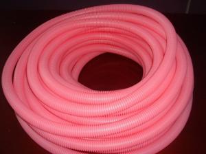 Buy cheap Pink Corrugated Flexible Tubing PP PE PA  Insulation Tubing Factory product