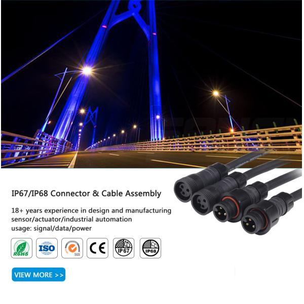 NEW M Series Connector M12 Connector Power Cable Male Female Electrical Connector