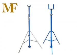 China Blue Powder Coated Shoring Prop Tripod Steel Fork Head Durable on sale