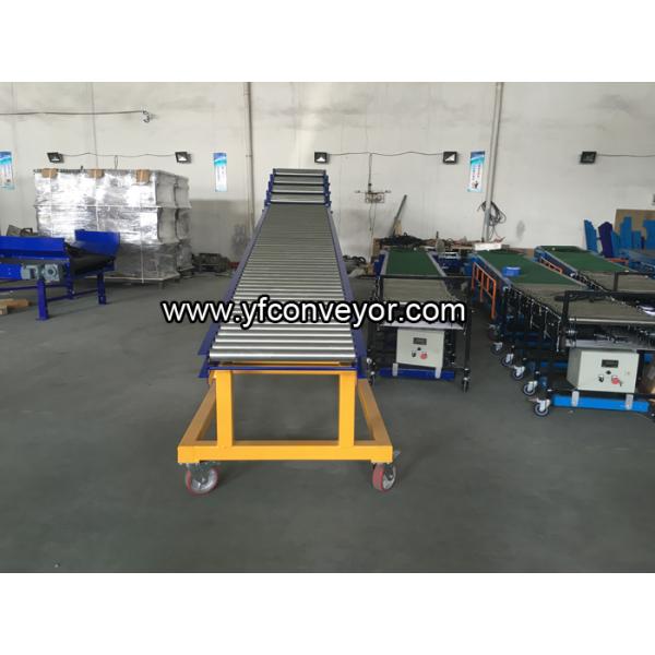 Telescopic Gravity Roller Conveyor for Unloading Containers