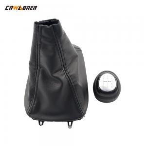 Buy cheap Custom Car Genuine Leather Boot Manual Speed 5 Gear Stick Shift Lever Knob For SAAB 03-12 product