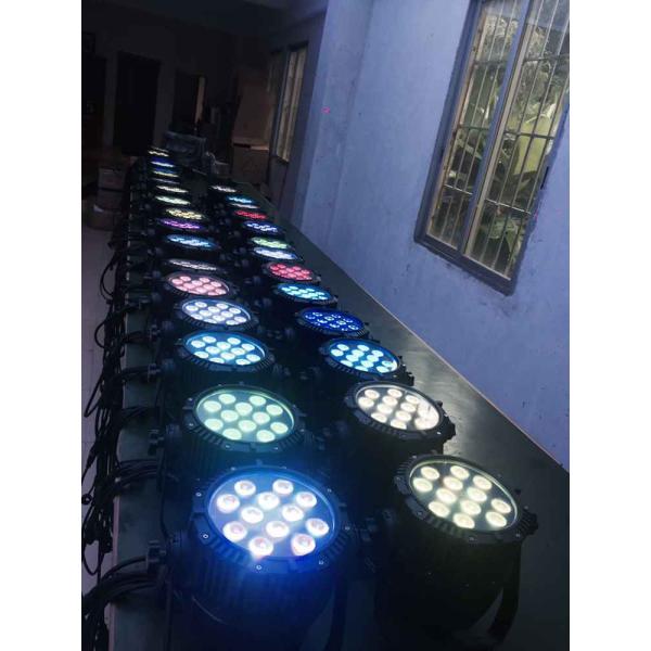 IP65 Warm White LED Stage Par Lights , 12PCS RGBW 4in1 Ktv Stage Par Lights