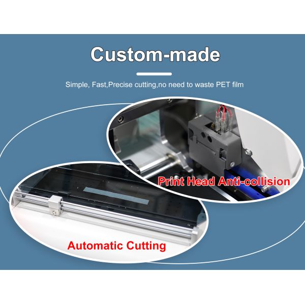 KECAI Automatic A3 White Ink Circulation 30cm Double Printhead XP600 T-shirt Pet Film Impressora DTF Printer With CE