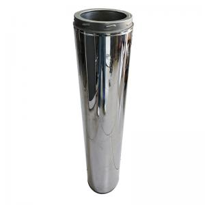 China 5 Inch Double Wall Flue Pipe Stainless Steel For Fireplace And Wood Stove on sale