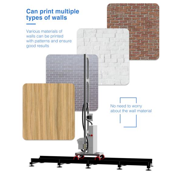 UV Wall Printer Automatic High-Precision Mural Printing Machine for Commercial Wall Painting with 1-Year Warranty