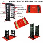 M- Scope Portable Fold Walk Through Metal Detector Door Frame , Security