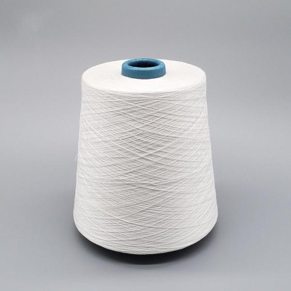 Spun Polyester Yarn Polyester Raw Material For Knitting Or Weaving Made Of Staple Fiber