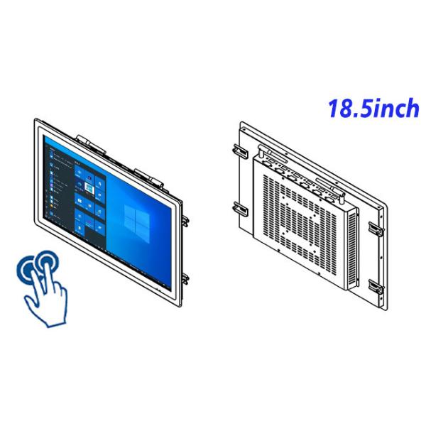 18.5-Inch Built-In Windows Monitor for Transportation Hubs and Logistics Operations