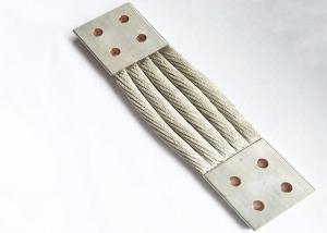 Buy cheap Custom Braided Flexible Copper Connector Ground Earth Cable With Connector product