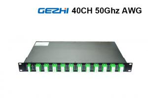 Buy cheap 50Ghz 80 Channel DWDM Mux Demux Rack Module Duplex Fiber  ITU Grid Wavelength product