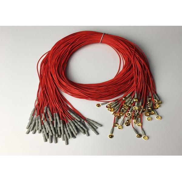 Clinical EEG Measurement EEG Disc Electrodes Multi Color OEM / ODM Acceptable