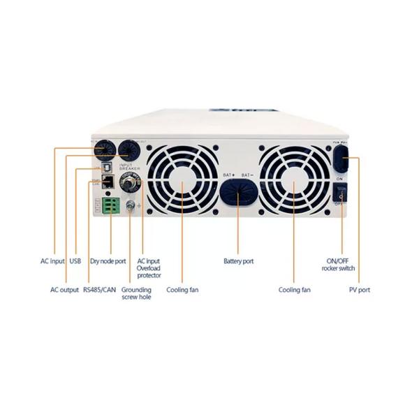 3KWH 3 Phase Off Grid MPPT Solar Inverter With IEC Certification
