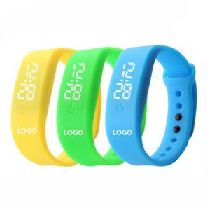 Buy cheap Promotional LED silicone watch Silicone logo customized colorful product