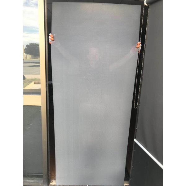 0.5 Mm One Way Privacy Window Screen With Black Powder Coated 2m / 2.4m Long
