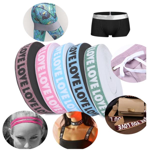 Eco Friendly Multicolor 3D Silicone Printed Elastic Band