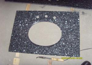 Buy cheap Blue Pearl Black Galaxy Countertop , High Gloss Granite And Stone Countertops product