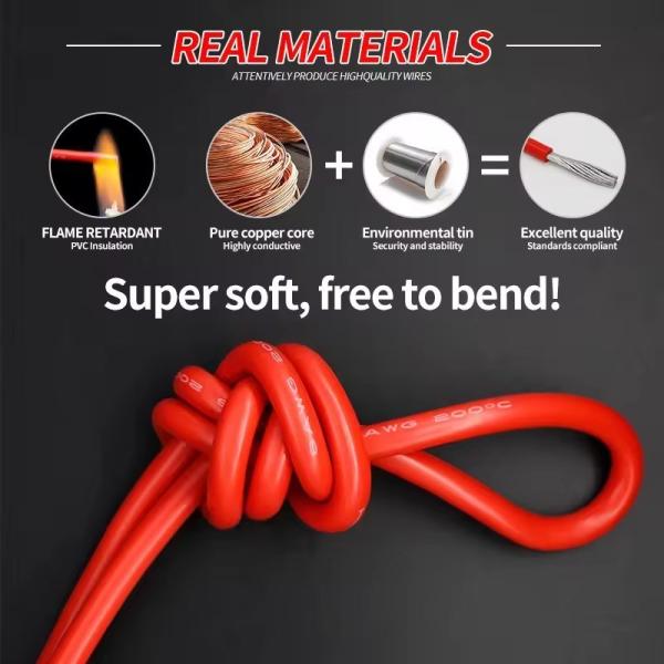 Customized Request AWG UL3135 Silicone UL Listed Silicone Rubber Cable Hook up Wire