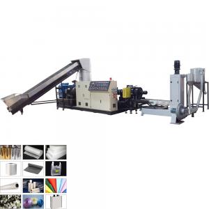 Buy cheap Waste Plastic Pelletizing Line PE PP Granules Making Machine Up To 1000kg/H product