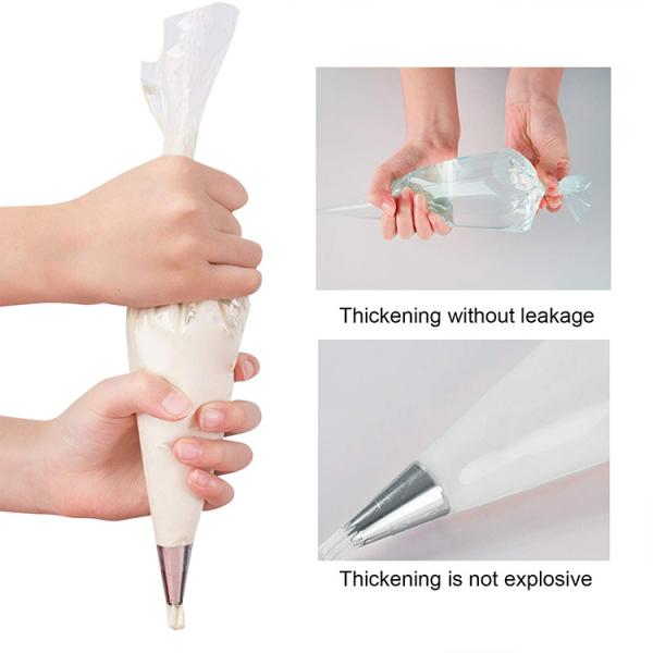 PE PA Disposable Reusable Icing Bags For Cream Frosting